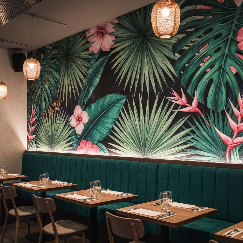 Restaurant Feature Wall